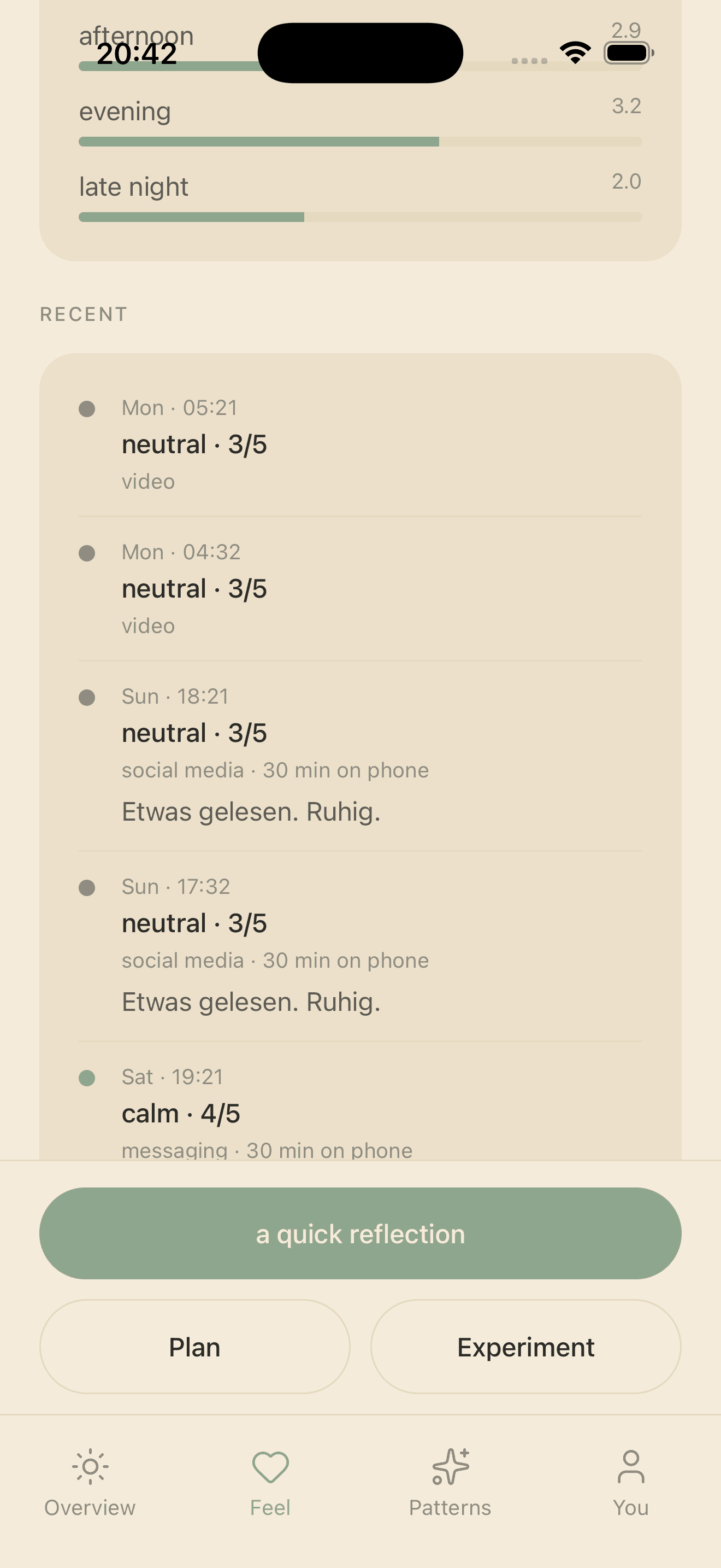 Log your mood